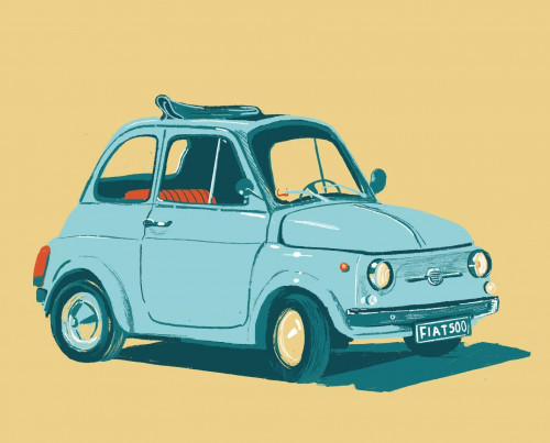A study of the traditional and much loved Fiat 500