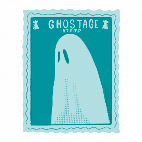 Ghostage Stamp